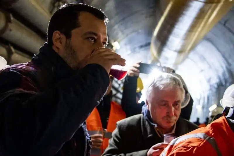 salvini visita il cantiere tav di chiomonte 36