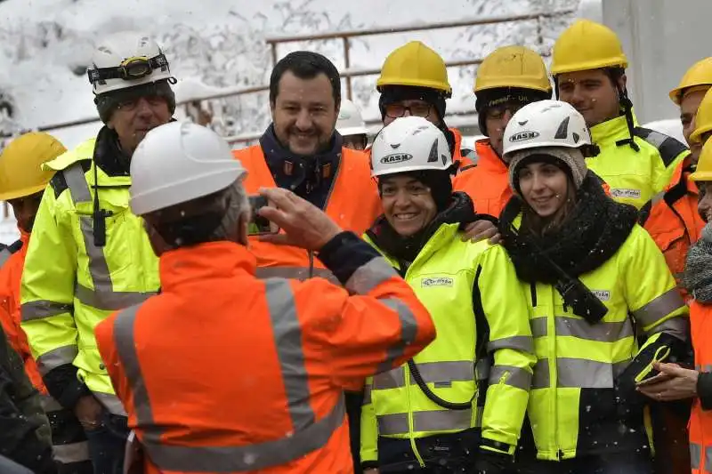 salvini visita il cantiere tav di chiomonte 7