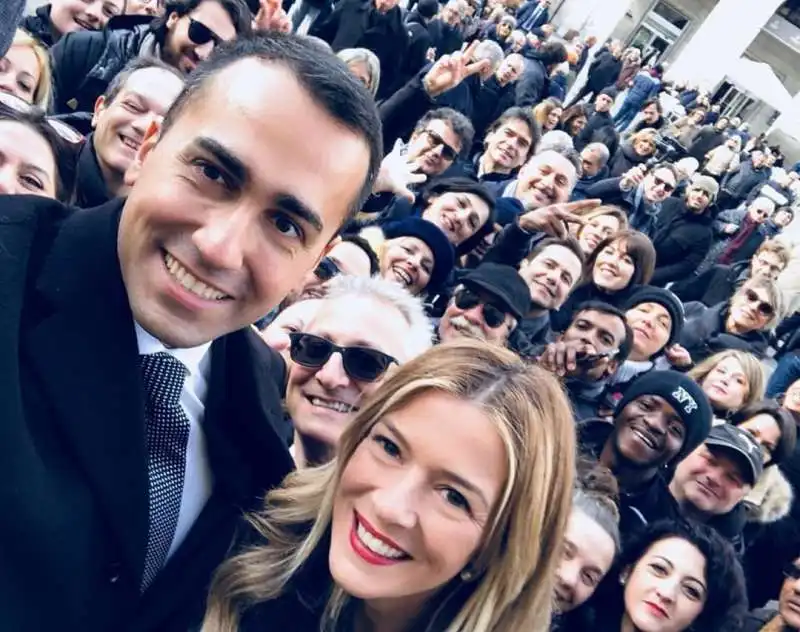 sara marcozzi con luigi di maio