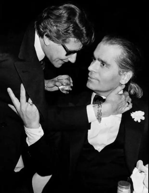 yves saint laurent karl lagerfeld