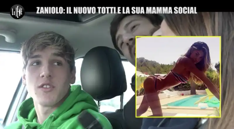 ZANIOLO CON LA MAMMA - BELEN - LE IENE