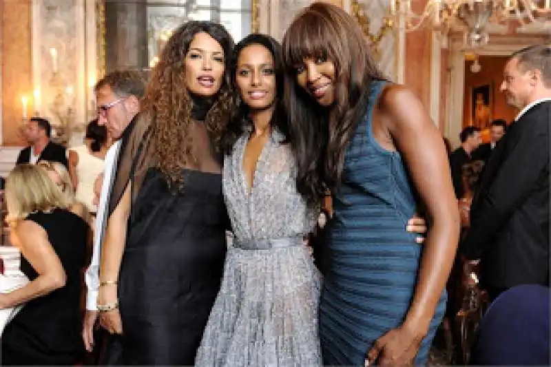 Afef Tronchetti Provera, Rula Jebreal, Naomi Campbell