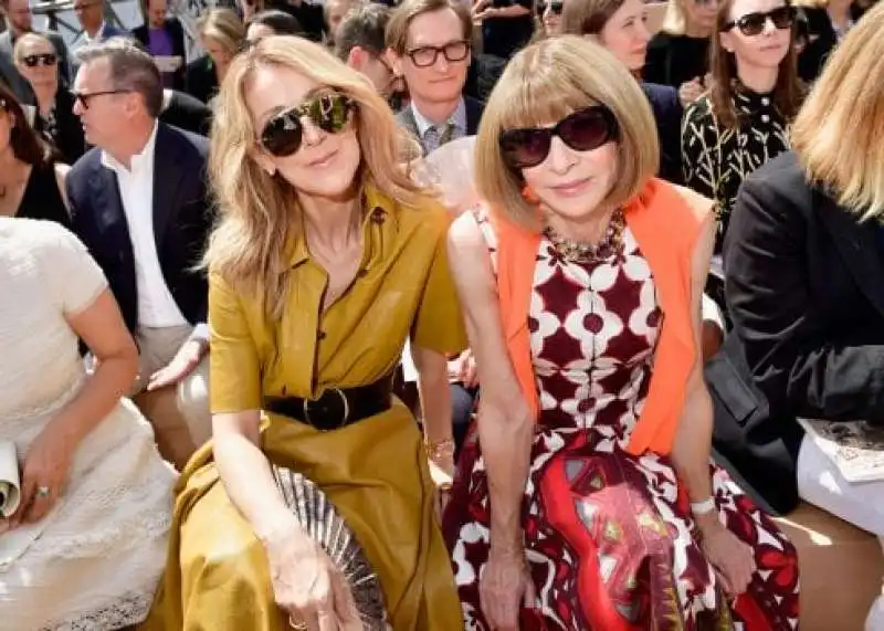 anna wintour e celine dion