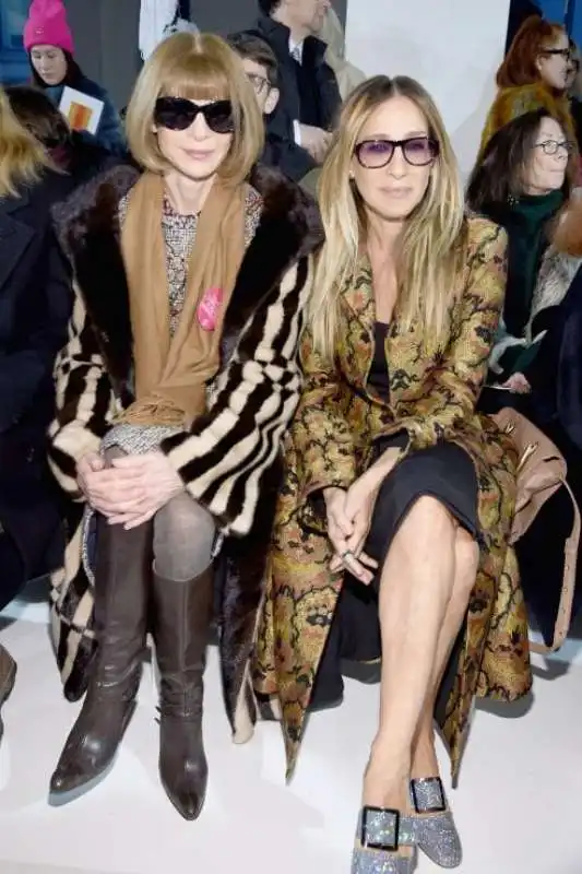 anna wintour e sarah jessica parker