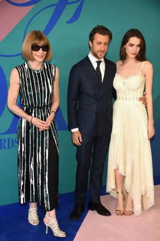 anna wintour, francesco carrozzini e bee shaffer