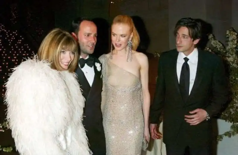 anna wintour, tom ford, nicole kidman e adrien brody