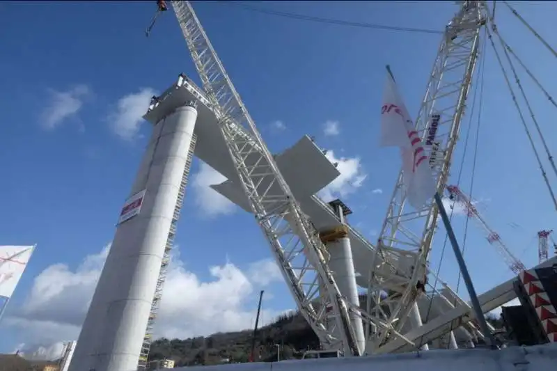 completata l'ultima pila del nuovo ponte di genova 11