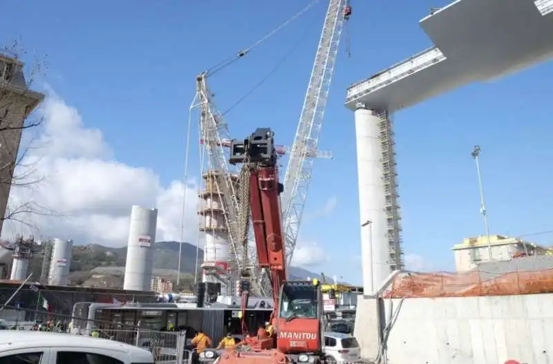 completata l'ultima pila del nuovo ponte di genova 12