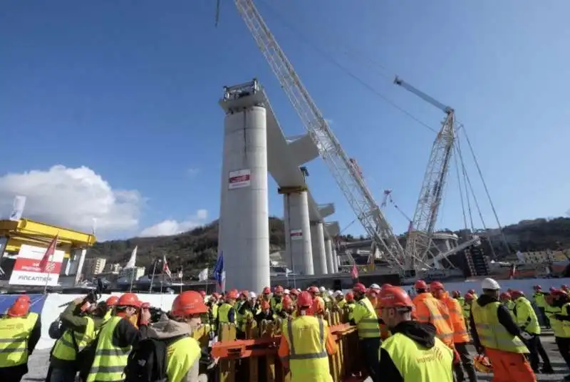 completata l'ultima pila del nuovo ponte di genova 22