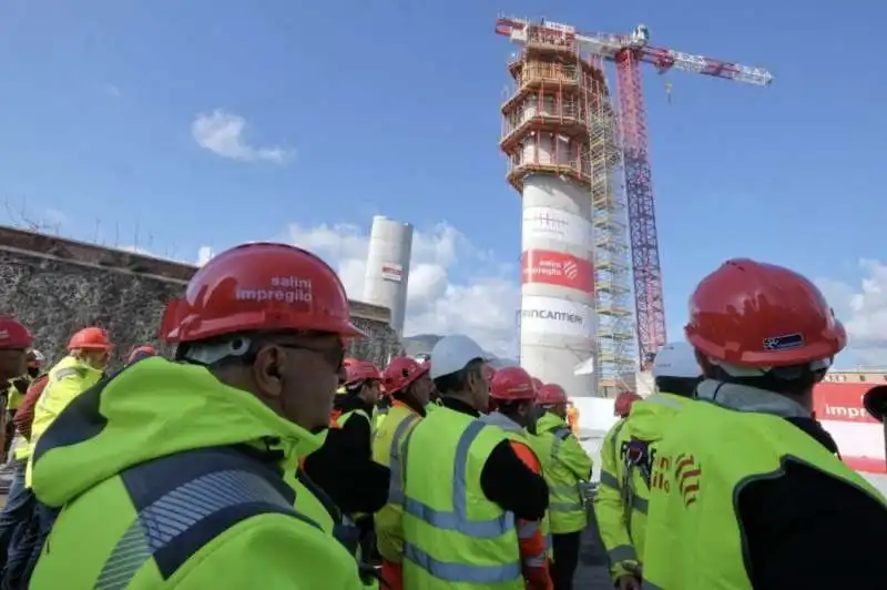 completata l'ultima pila del nuovo ponte di genova 8