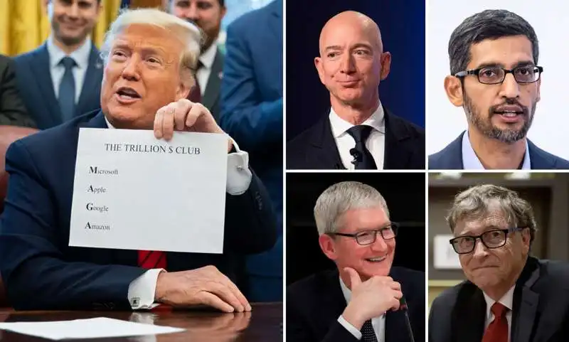 donald trump maga microsoft apple google amazon