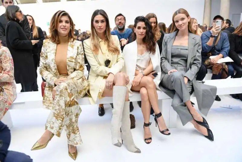 elisabetta canalis, melissa satta, giulia michelini e fiammetta cicogna