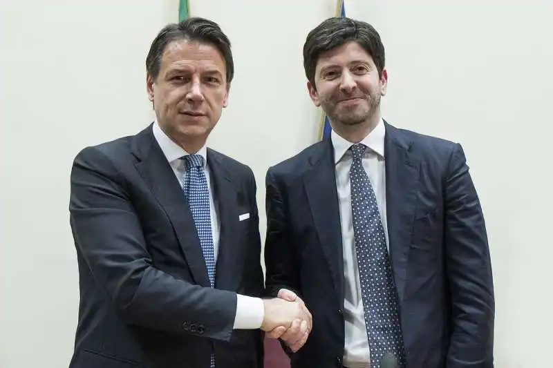 GIUSEPPE CONTE ROBERTO SPERANZA