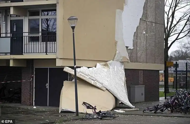 gli effetti  della tempesta ciara