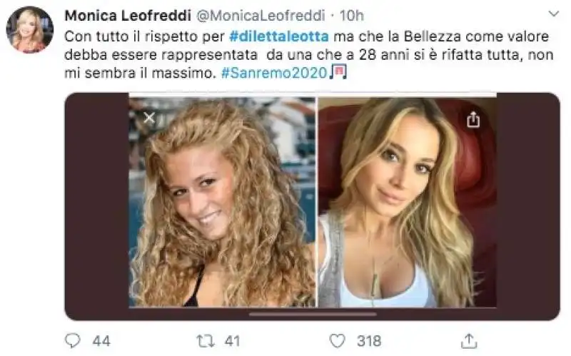 i tweet su diletta leotta 6