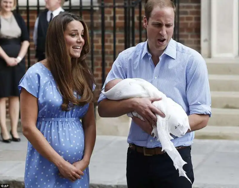 kate middleton, william e george