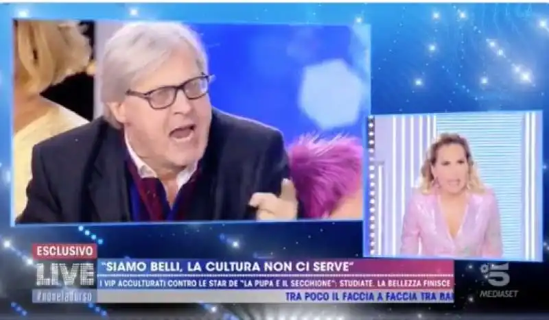 la lite tra vittorio sgarbi e barbara durso