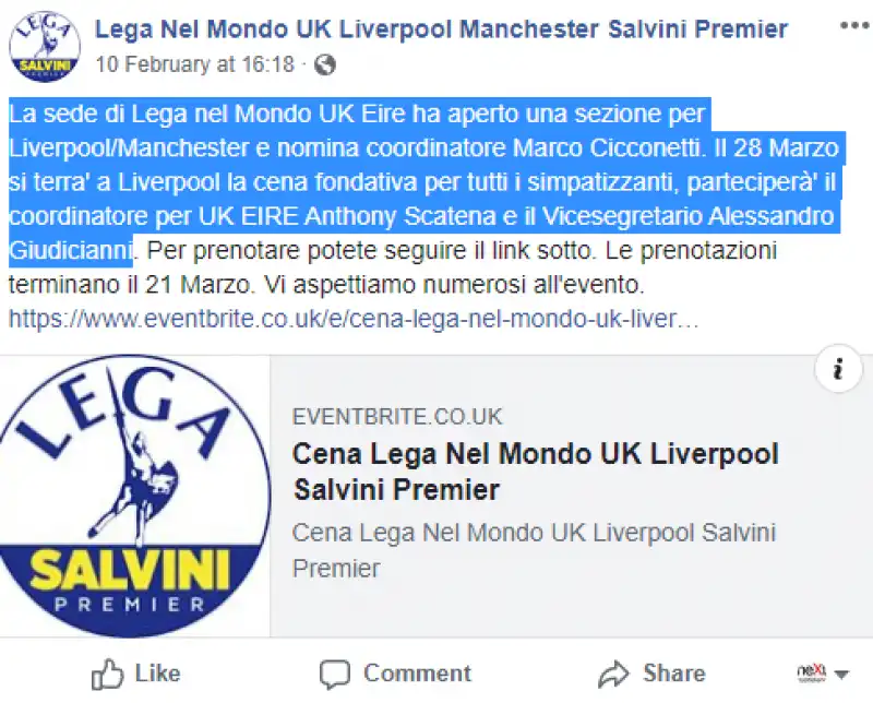 lega nel mondo liverpool