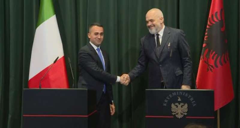 luigi di maio edi rama 2