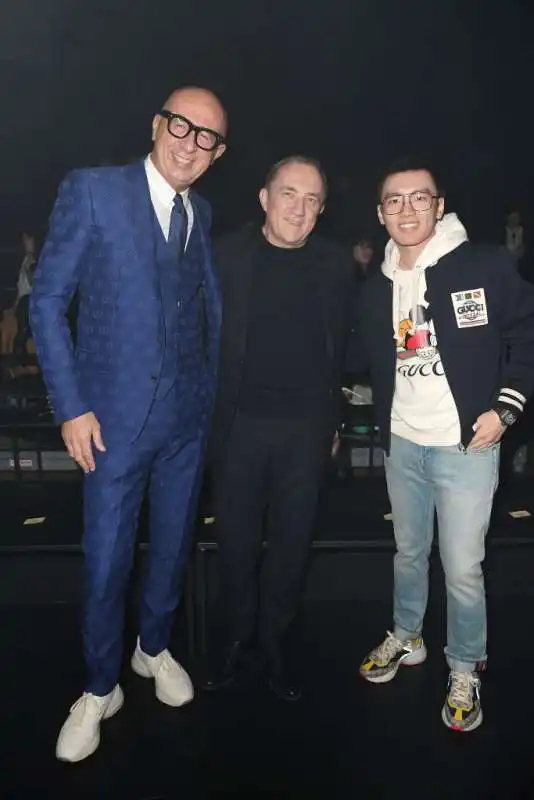 marco bizzarri, francois henri pinault e steven zhang