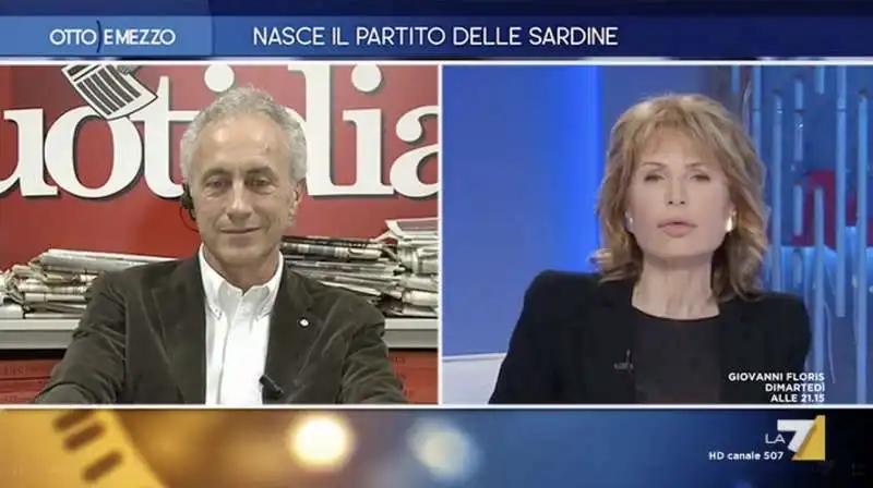 marco travaglio lilli gruber 3