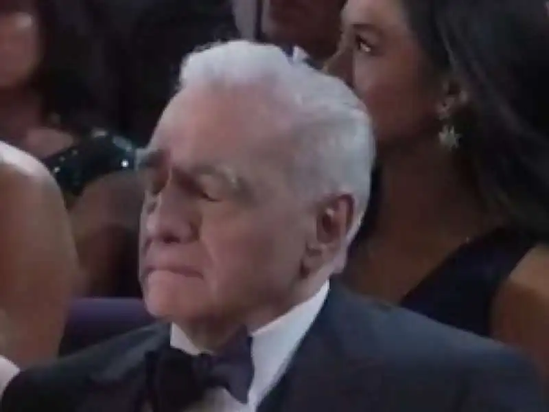 MARTIN SCORSESE DORME ALLA NOTTE DEGLI OSCAR 2020