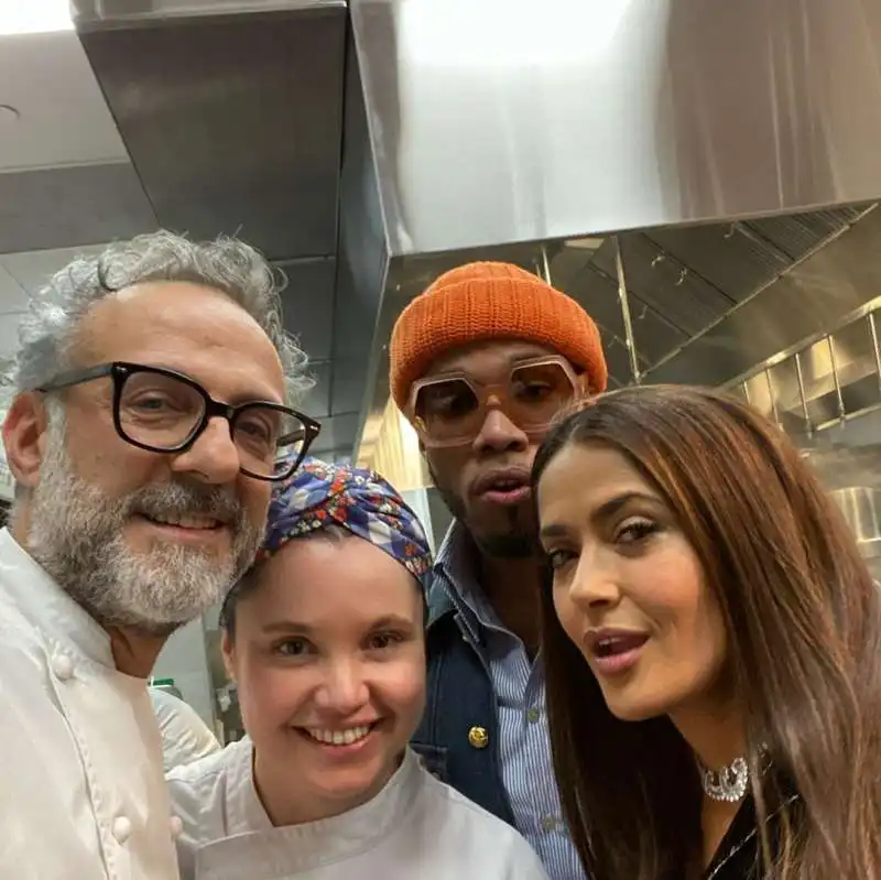 massimo bottura salma hayek