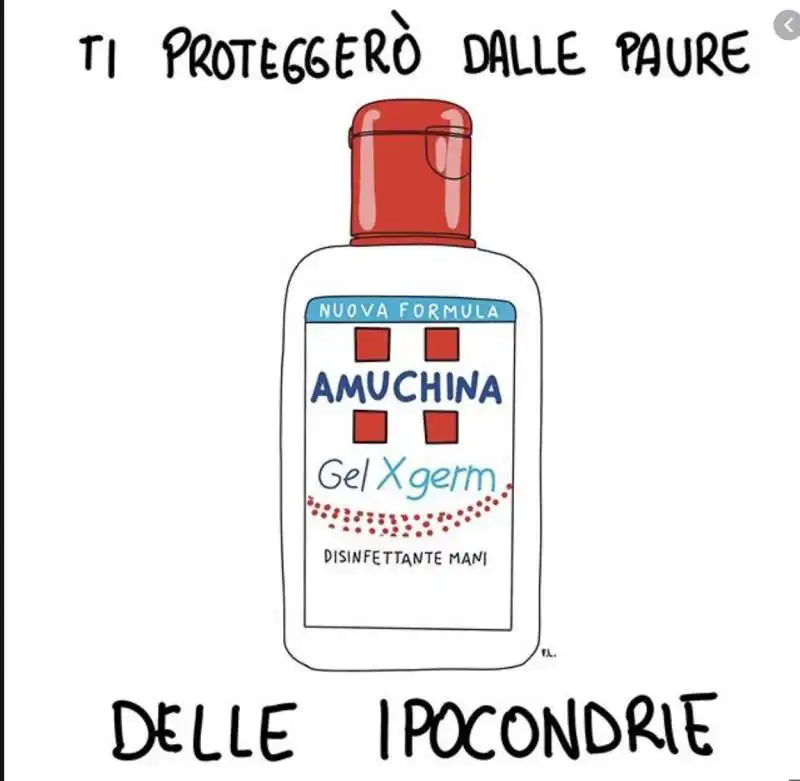 meme sull'amuchina e il coronavirus 