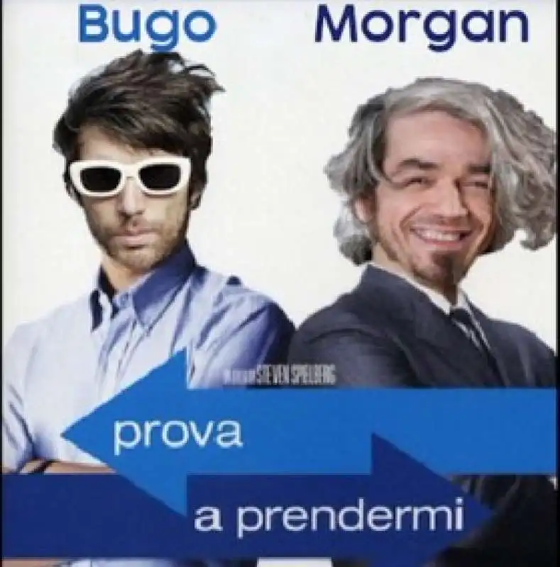 MEME SULLO SCAZZO TRA BUGO E MORGAN SUL PALCO DI SANREMO