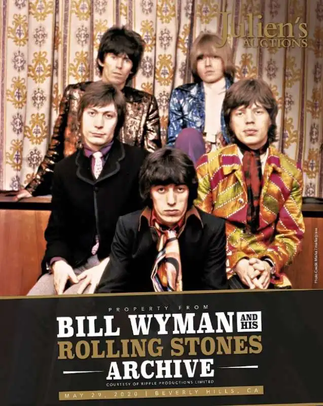 oggetti di bill wyman all'asta 3