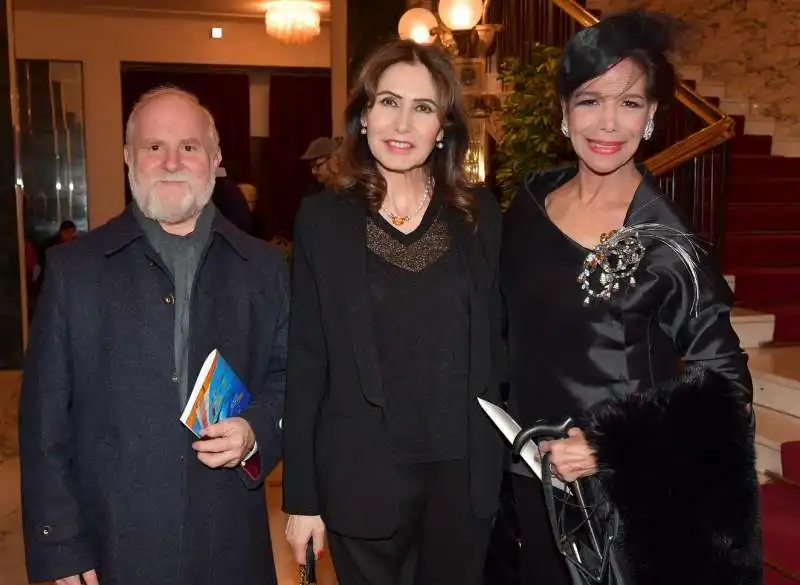 padre simeone katsinas  mariapia ruspoli  marisela federici  foto di bacco