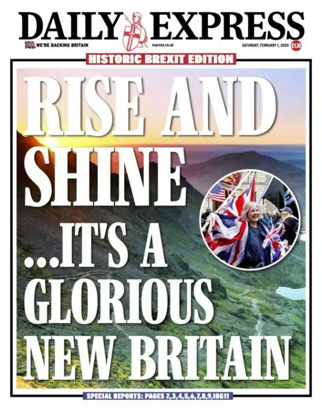 prime pagine inglesi dopo la brexit 2