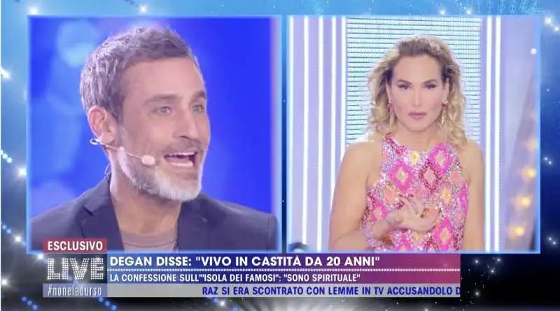 raz degan a live non e' la d'urso 7