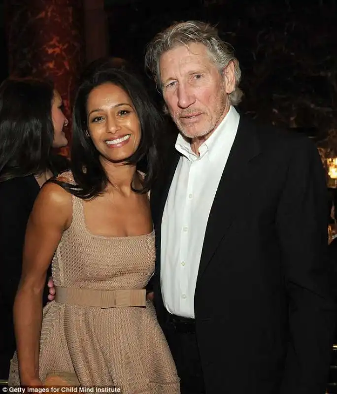 rula jebreal con roger waters