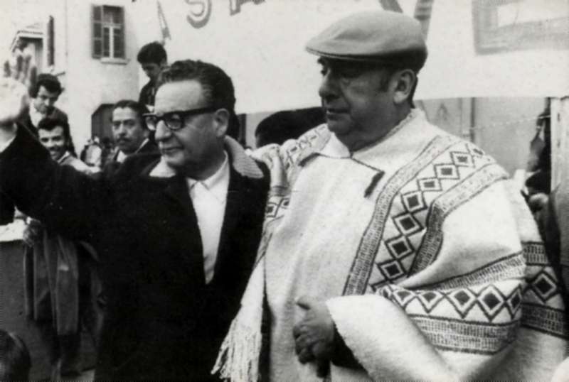 salvador allende con pablo neruda