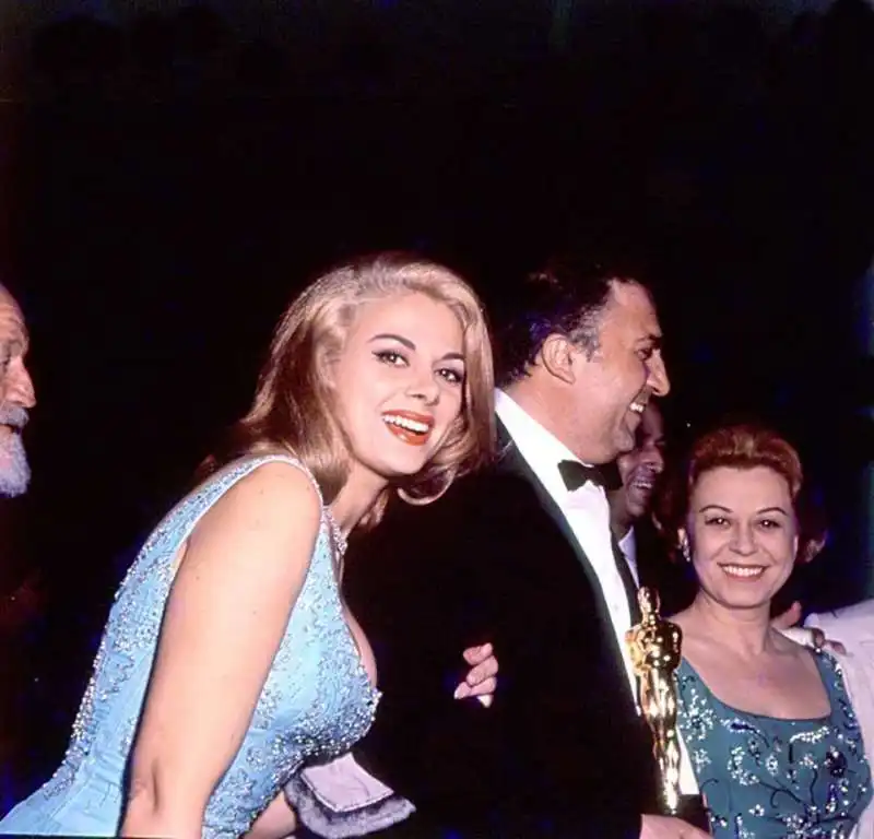 sandra milo federico fellini giulietta masina agli oscar 1963