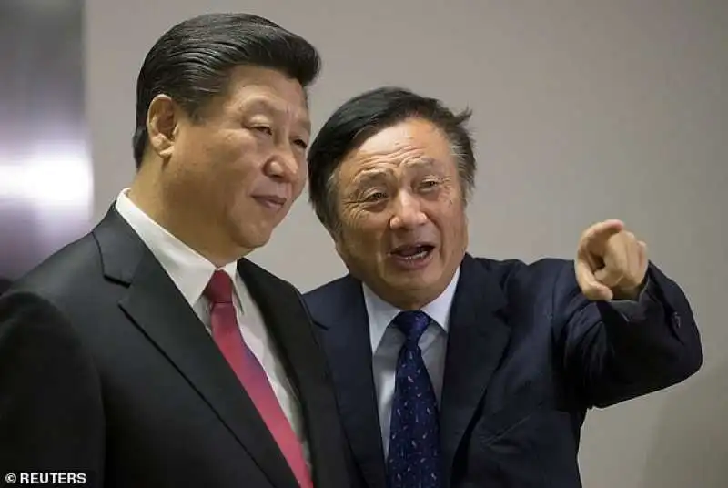 xi jinping con il ceo di huawei ren zhengfei