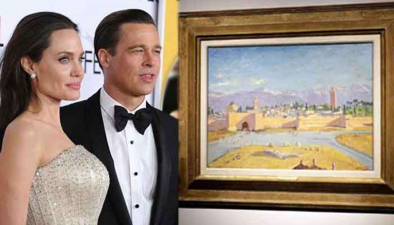 angelina jolie brad pitt quadro churchill