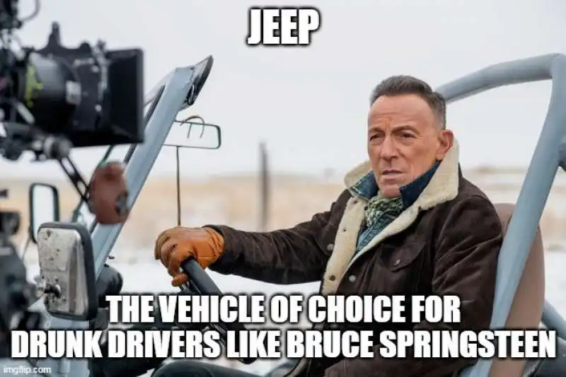 bruce springsteen ubriaco   meme 