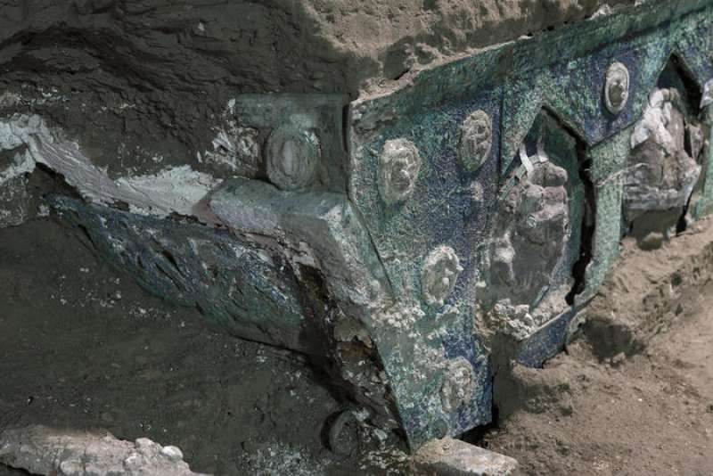 carro da parata ritrovato a pompei