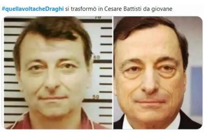 cesare battisti e mario draghi