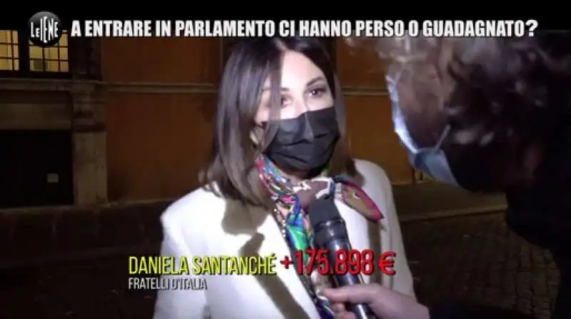 daniela santanche'. redditometro dei politici   le iene