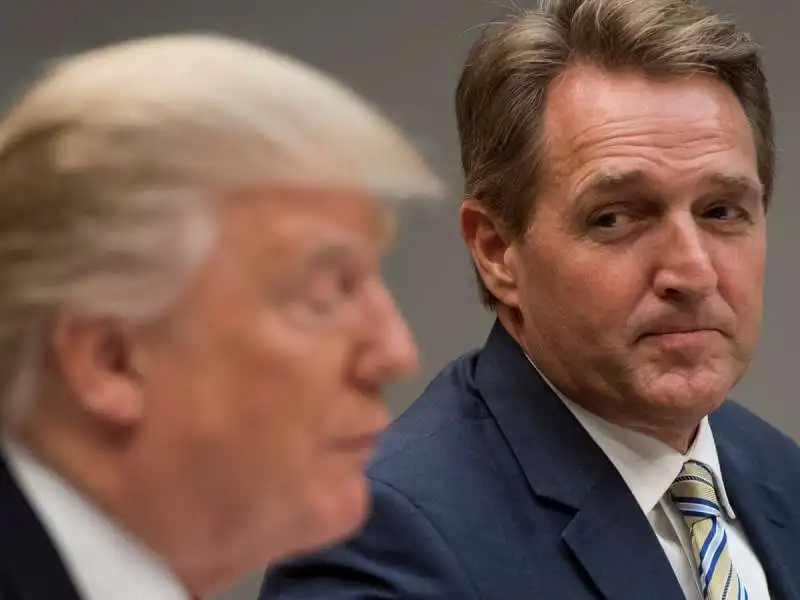 donald trump jeff flake 