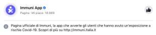 facebook di immuni