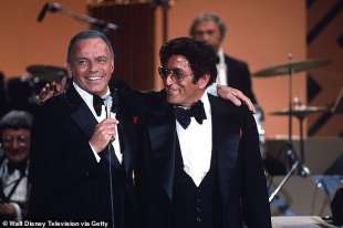 frank sinatra e tony bennett nel 1977