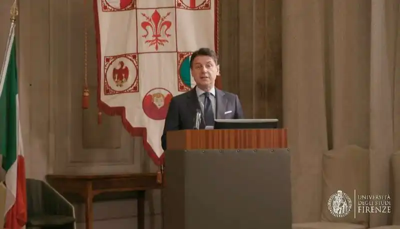 giuseppe conte a firenze per la lectio magistralis su se stesso 2