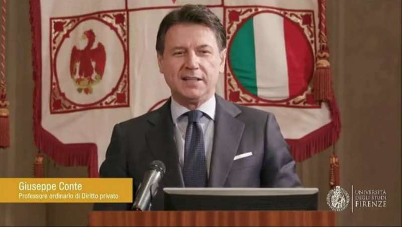 giuseppe conte a firenze per la lectio magistralis su se stesso 6