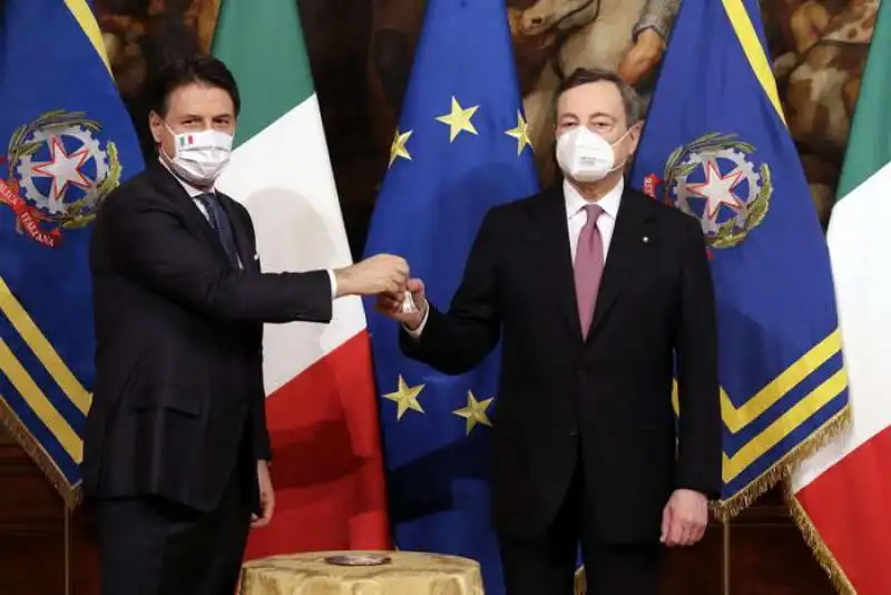 GIUSEPPE CONTE E MARIO DRAGHI