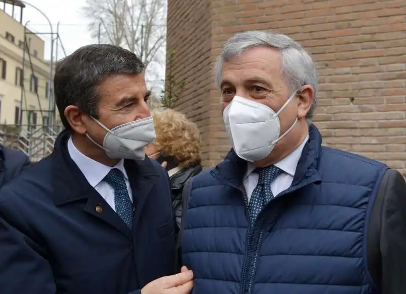 ignazio abrignani  antonio tajani  foto di bacco