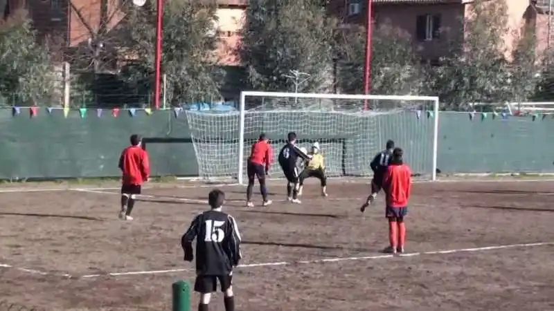 il campo da calcio di acilia